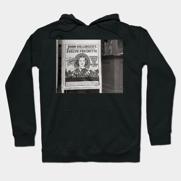 Dillinger's Gun Moll Sweetheart, 1938. Vintage Photo Hoodie by historyphoto